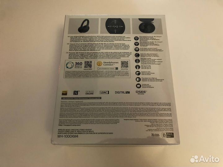 Оригинал Sony WH-1000XM4 Black