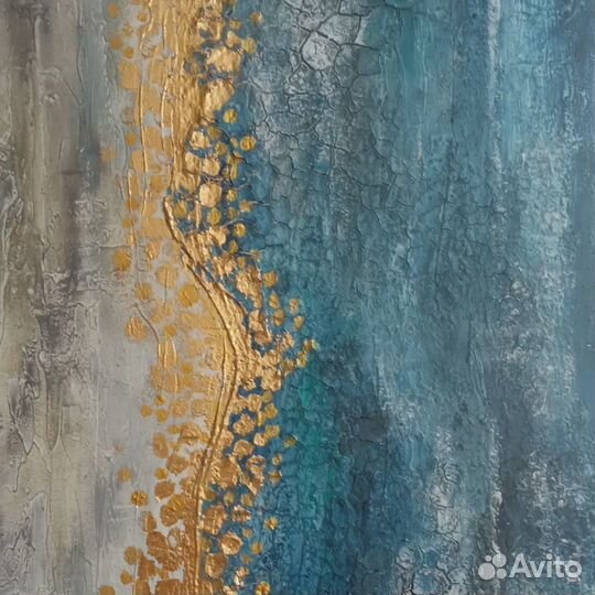 Фактурная картина абстракция