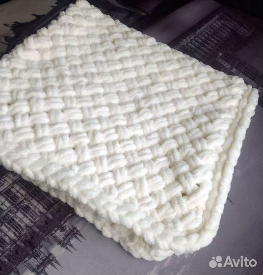 Плед детский плюшевый