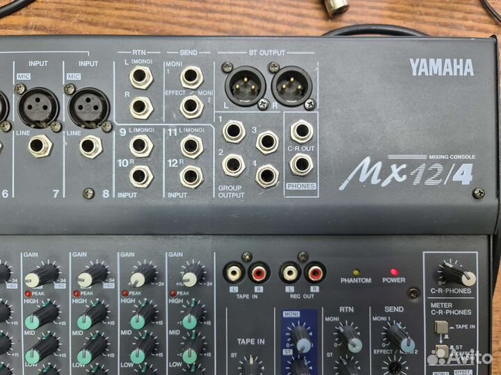 Микшерный пульт yamaha mx12/4
