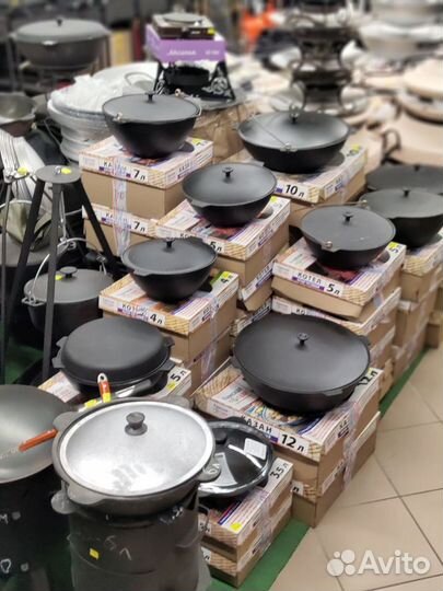 Казан чугунный 7 литров