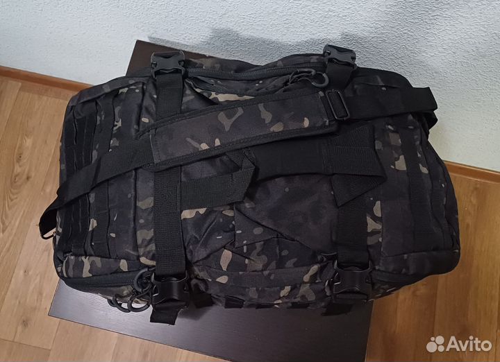 Сумка рюкзак Tactical Bag черный мультикам