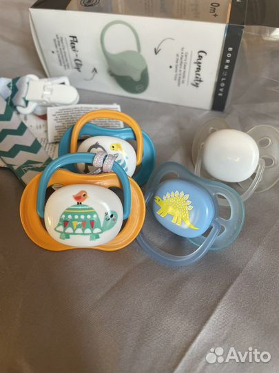 Пустышка соска avent, контейнер держатель