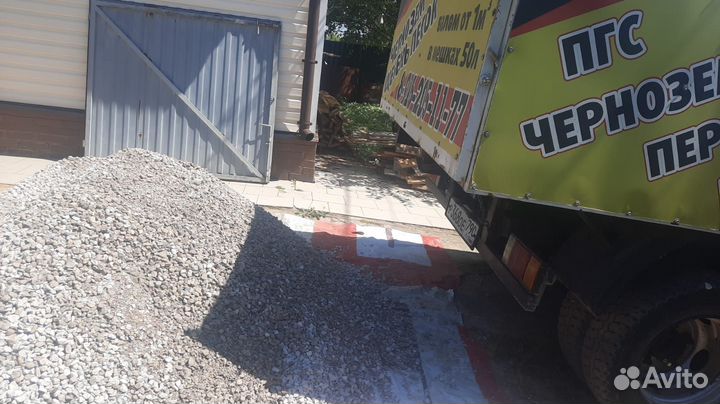 Щебень гравийный, гранитный, известняк,пгс, отсев