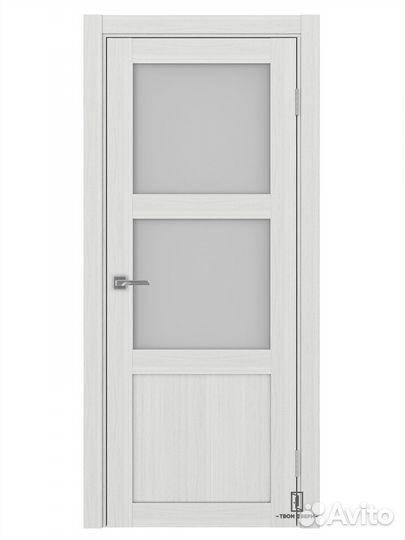 Дверь межкомнатная Оптима Порте 530.221, ясень сер