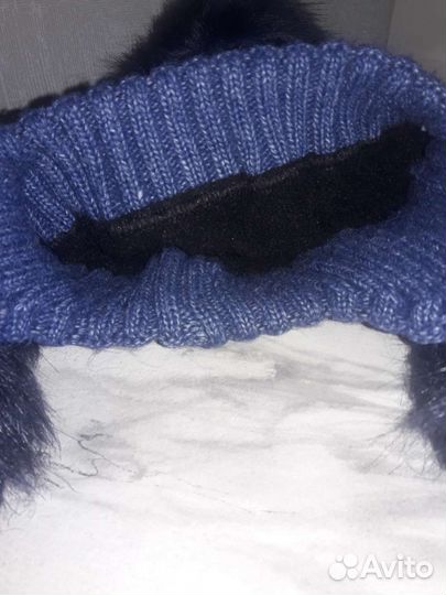 Комплект шапка и снуд для девочки