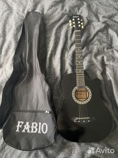 Акустическая гитара и чехол