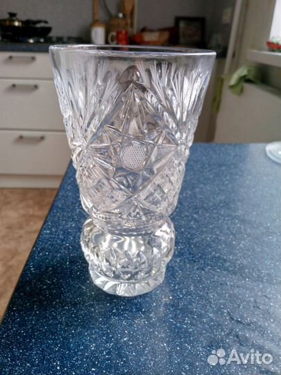 Вазы ссср-хрусталь, стекло, фарфор Дулево