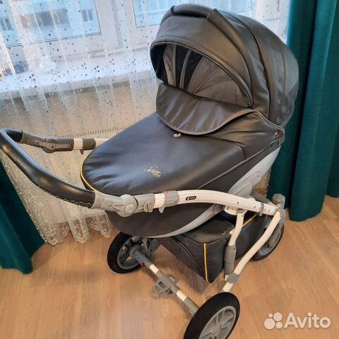 Коляска camarelo 3 в 1 Sirion Eco (экокожа)