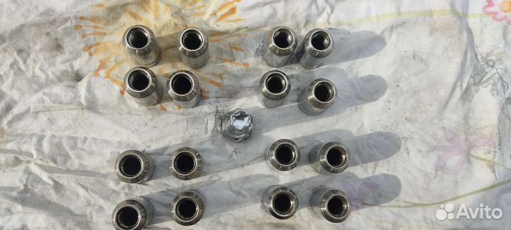 Колесные гайки удлинённые на accent под шестигран