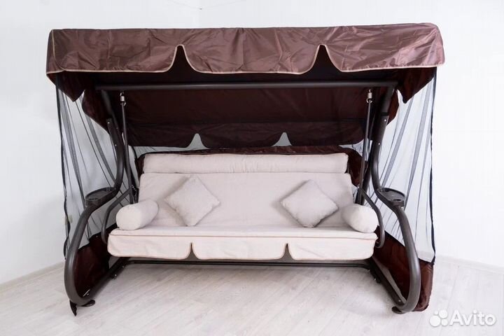 Качели садовые 4-х местные лион