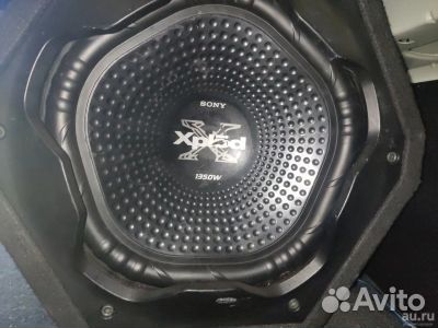 Сабвуфер sony xplod 1350w с усилителем