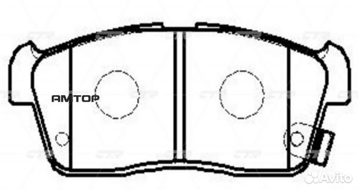 CTR CKS26 Колодки тормозные CTR CKS26