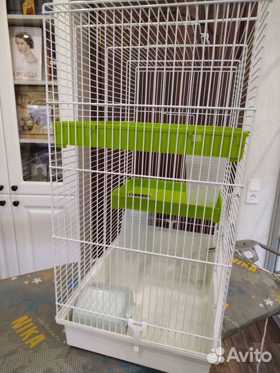 Клетка для грызунов белая