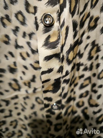 Женская блузка рубашка 42 бу леопард LoveRepublic