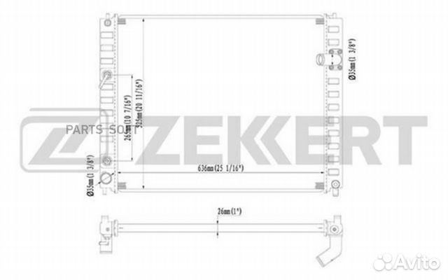Радиатор охлаждения Инфинити FX (S51) 08