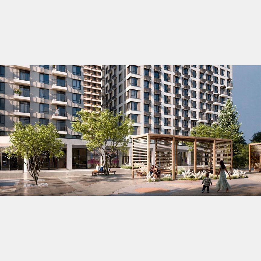 2-к. квартира, 55 м², 14/23 эт.