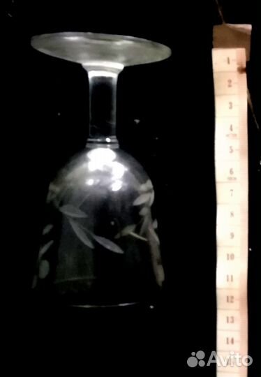 Набор рюмок, хрусталь 6 штук СССР, 50-е годы