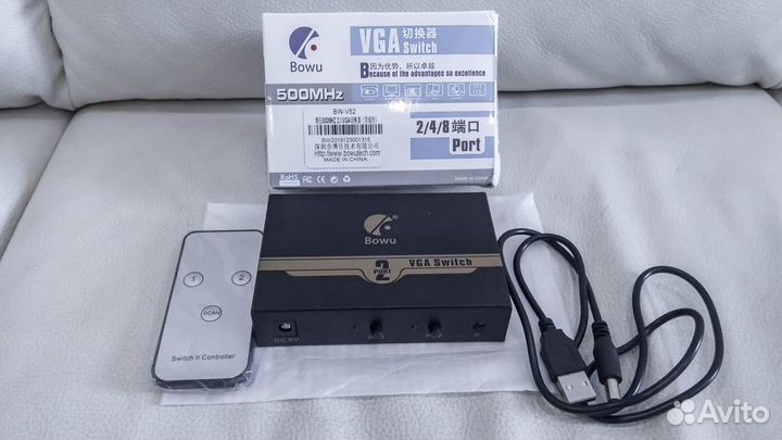 Переключатель VGA Switch Bowu BW-V52