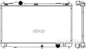 Радиатор системы охлаждения 32718503 Sakura