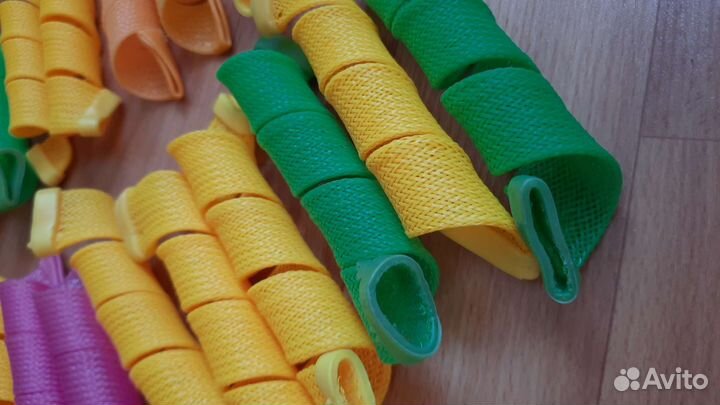 Бигуди мягкие спираль и термо