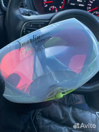 Маска Marlin Crystal Black просветленные стекла