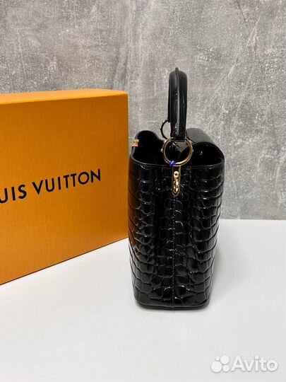 Louis Vuitton Capucines Mini Bag Crocodile Brillan