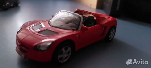 Opel Speedster (2001) Red коллекционная, метал