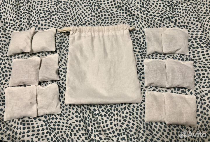 Сенсорные тактильные мешочки монтессори