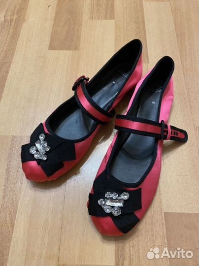 Балетки атлас Zara 37 р