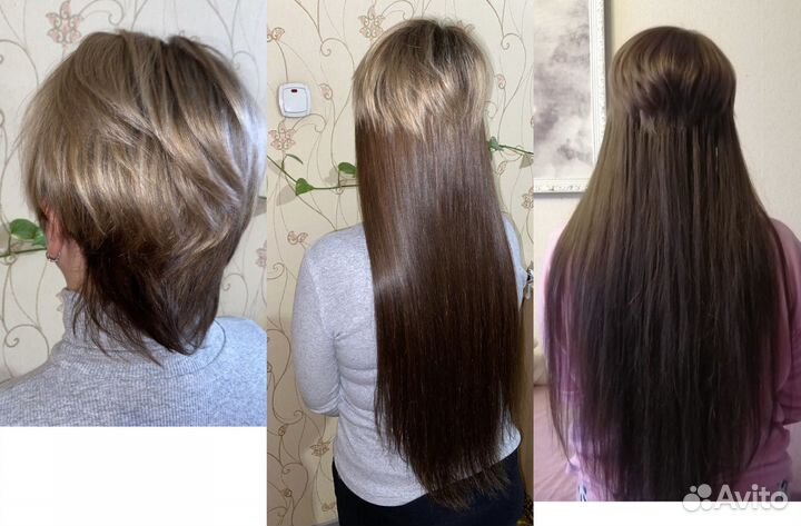 Наращивание волос, коррекция, капсулирование