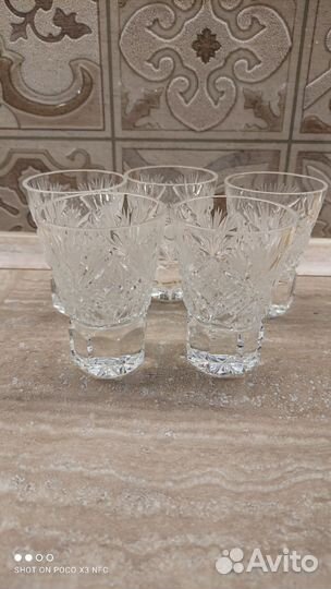 Хрустальные рюмки