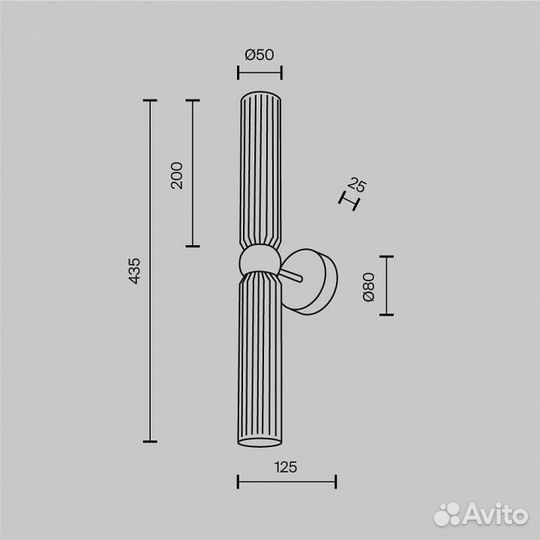 Бра Maytoni Antic MOD302WL-02W1