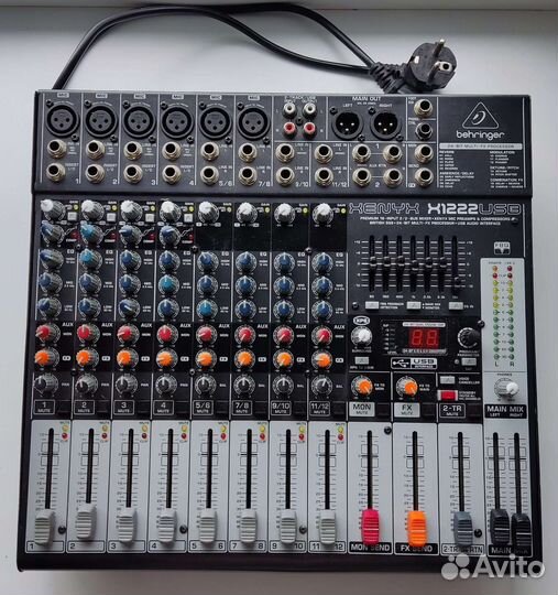 Микшерный пульт behringer xenyx x1222usb