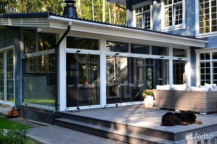 Безрамное остекление