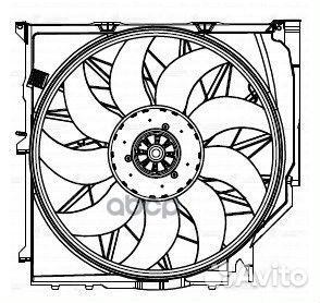 Вентилятор радиатора охлаждения BMW X3(E83) 04