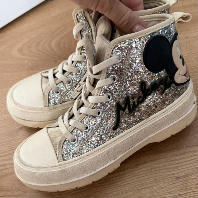 Кеды Disney zara с блестками