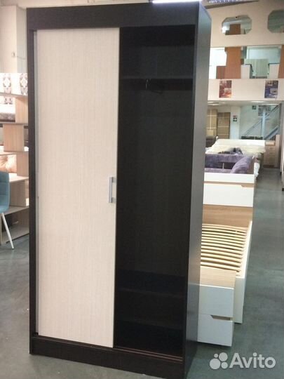 Новый шкаф-купе Андрей Эконом венге