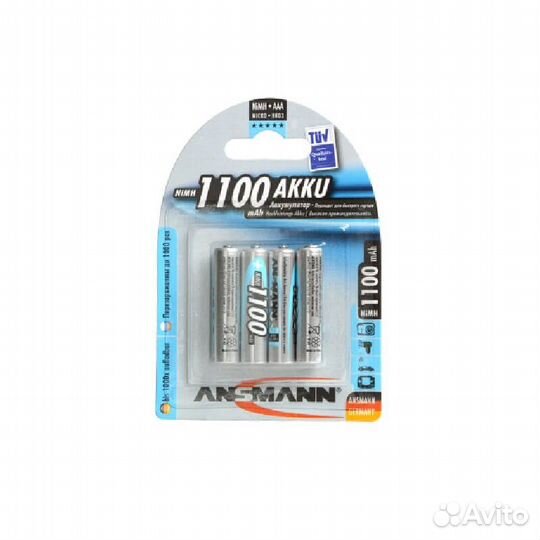 Аккумулятор AAA 1100 mAh Ansmann 5035232-RU, 4 шт