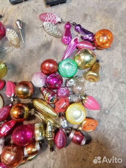 Елочные игрушки СССР советские