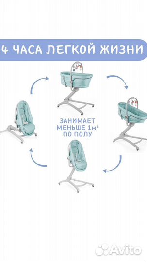 Колыбель Chicco Baby Hug 4-в-1