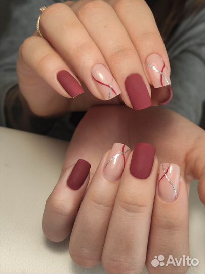 Маникюр Наращивание ногтей