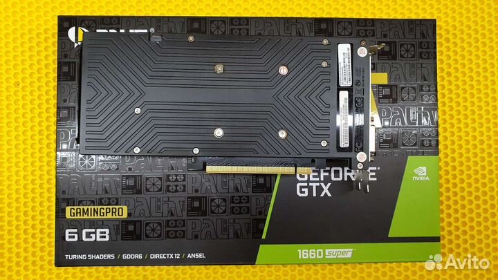 Видеокарта Palit GTX1660 Super 6Gb