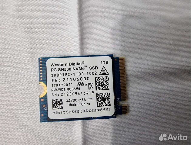 Western digital sn530 1tb M.2 2230