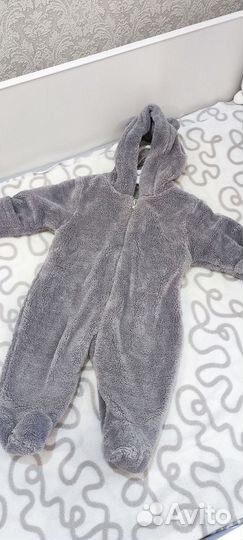 Плюшевый комбинезон для новорожденных