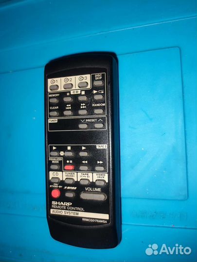 Пульт Sharp audio system