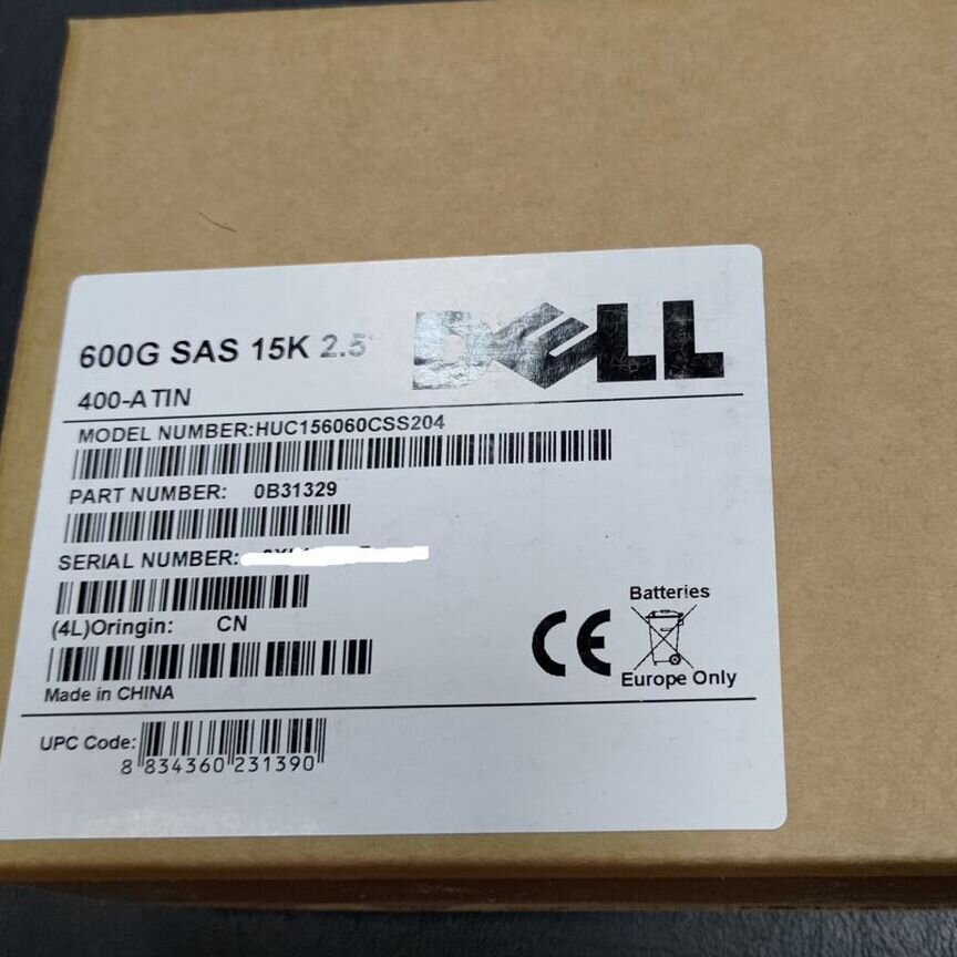 [400-ATIN] Жесткий Диск Dell 600gb 2.5g14 G15