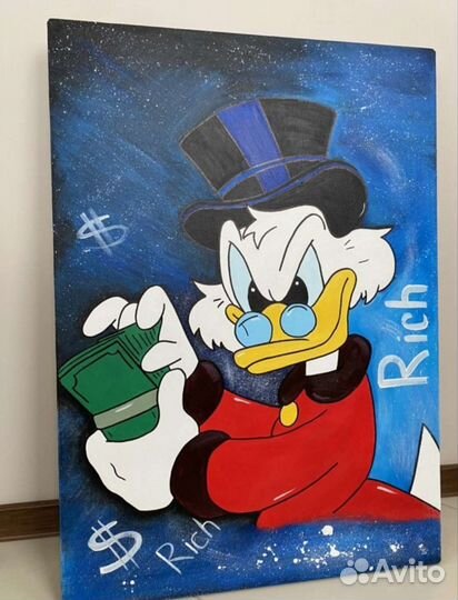 Картина на холсте акрилом