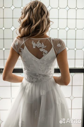 Свадебное платье 42 44 новое