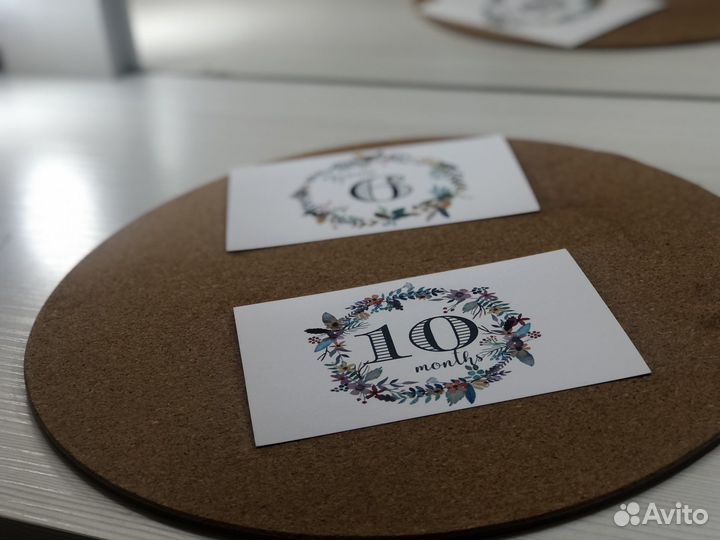 Карточки для фотосессии малыша